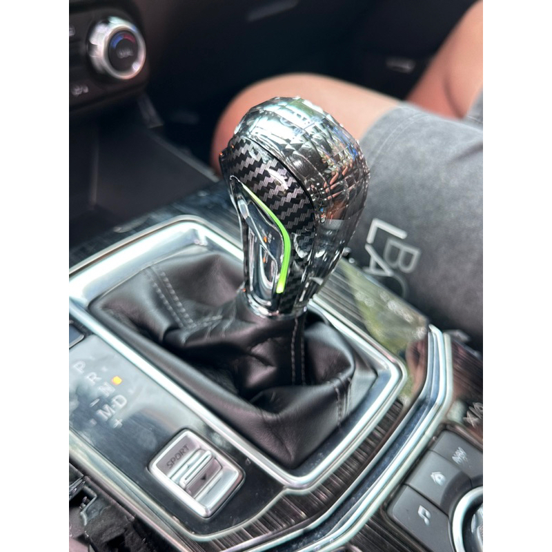 Tay lắm cần số pha lê có đèn cho mazda 2,3,6,cx5,cx8-cx3,cx30