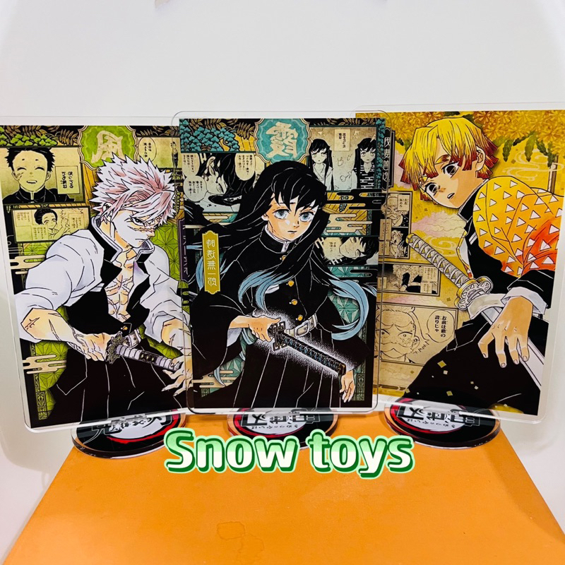 Mô Hình Tượng Standee Acrylic Mica 2 mặt - Thanh Gươm Diệt Quỷ - Kimetsu No Yaiba - Tanjiro Nezuko Akaza Rengoku Zenitsu