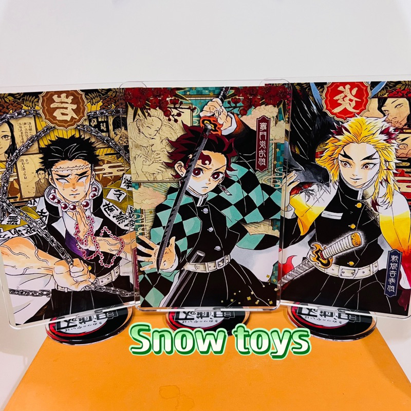 Mô Hình Tượng Standee Acrylic Mica 2 mặt - Thanh Gươm Diệt Quỷ - Kimetsu No Yaiba - Tanjiro Nezuko Akaza Rengoku Zenitsu