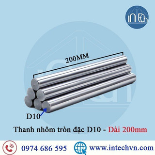 Nhôm thanh tròn đặc a6061 hq phi 10mm