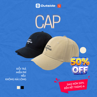 Mũ lưỡi trai unisex, Nón lưỡi trai nam nữ đen be thêu chữ California