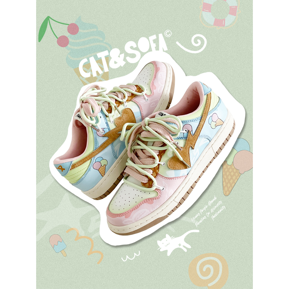Giày Cat Sofa Chính Hãng 🔴SIMPLE SNEAKER🔴 Giày Sneaker Cat&Sofa Flower Phong Cách Đường Phố AC254