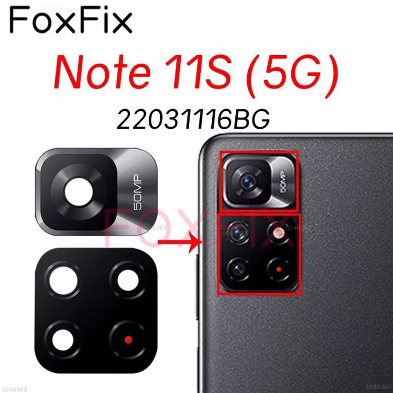 Kính Camera Xiaomi Redmi Note 11S 4G và 5G