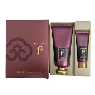 [Hot] Sét sữa rửa mặt Whoo đỏ chống lão hóa, cung cấp tân dịch cho da Essential Foam Special Set 180ml + 40ml + tẩy tran