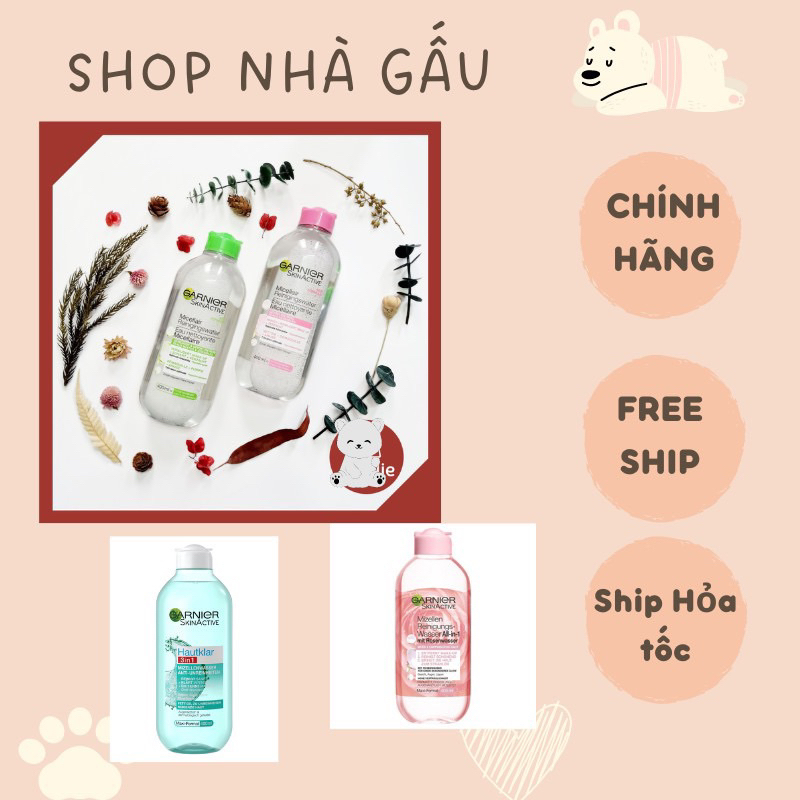 nước tẩy trang garnier