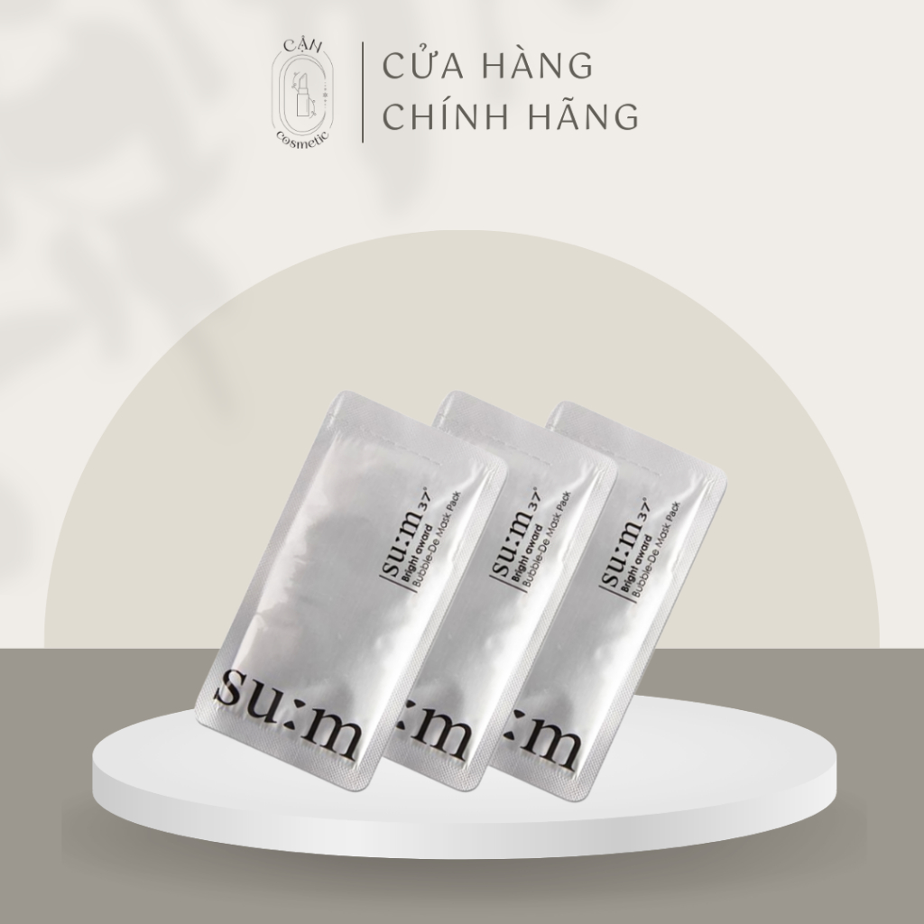 Mặt nạ sủi bọt Sum 37 trắng