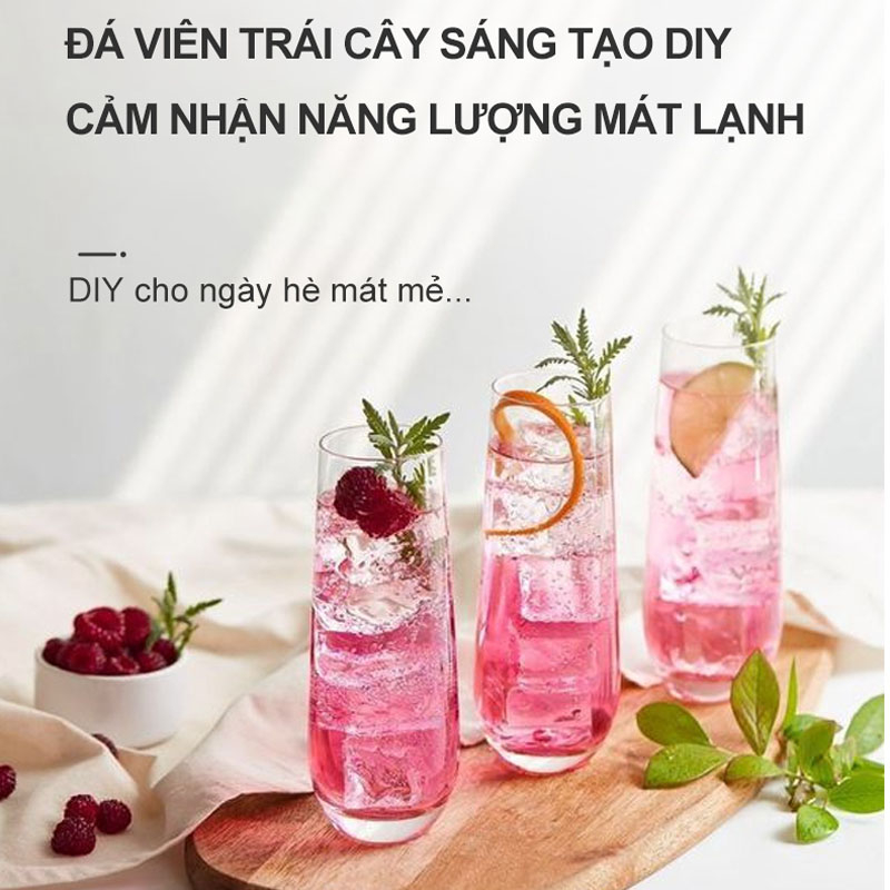 Máy làm đá mini công suất lớn hoàntoàn tự động 15kg đá Tạo Đá Siêu Tốc Trong 6 - 8 Phút BH12 Tháng