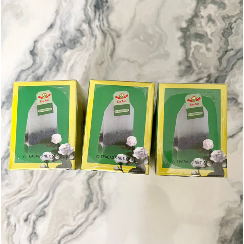 Trà xanh túi lọc Kim Anh hương Nhài