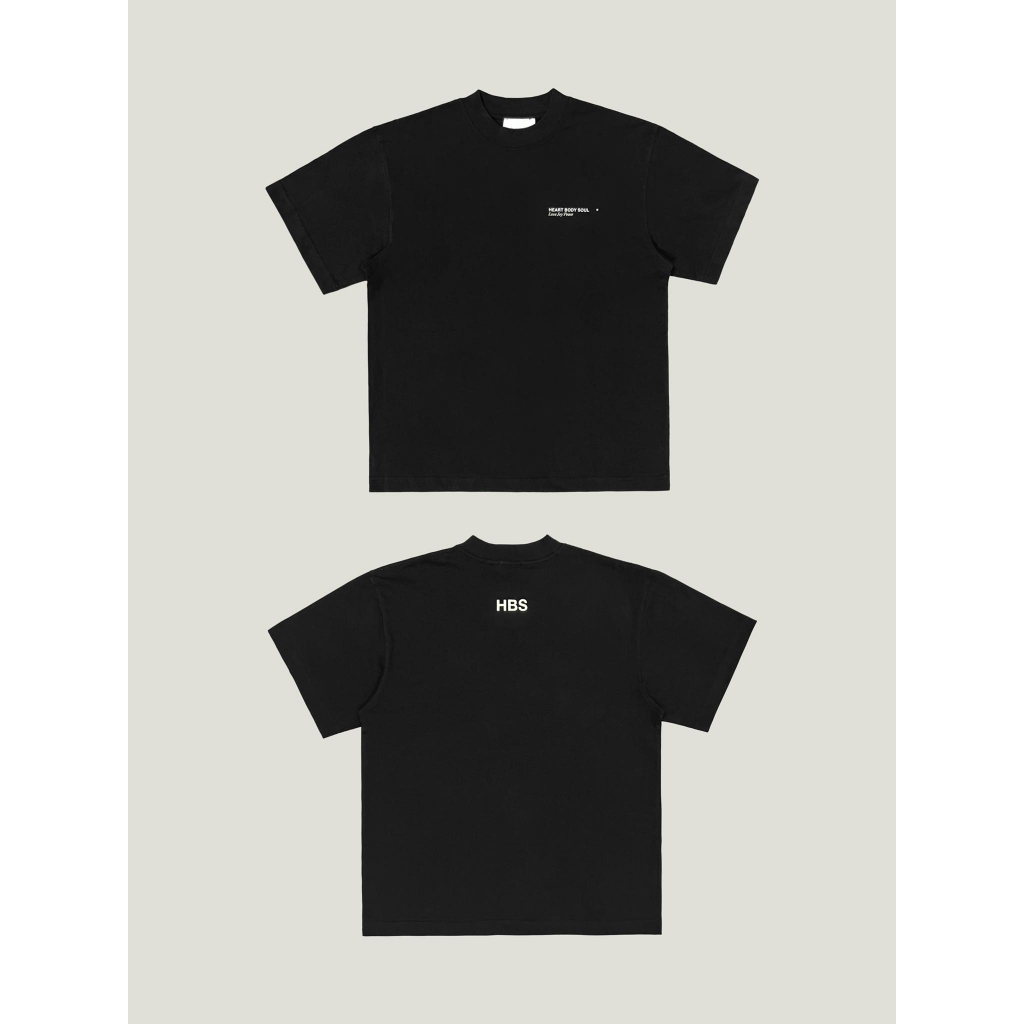 Áo phông HBS PRINTED LOGO T-SHIRT - BLACK