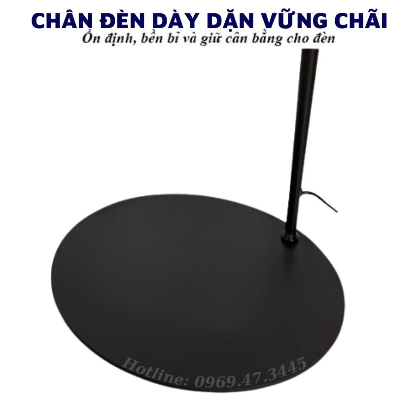 Đèn Cây Đứng Decor Phòng Khách, Đèn Đọc Sách, Phòng Ngủ Điều Chỉnh Được Thân Và Chao Đèn, Tặng Kèm Bóng Led 100K | BigBuy360 - bigbuy360.vn