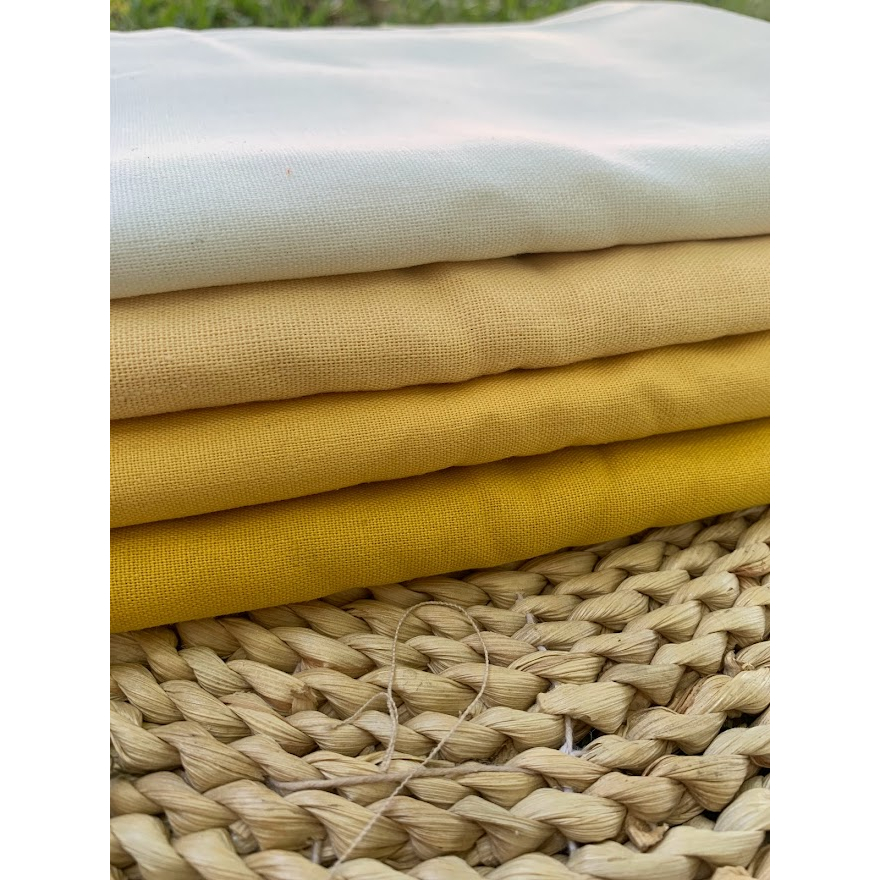 Vải Thêu Tay Linen Bột- Vải Làm Đồ Handmade
