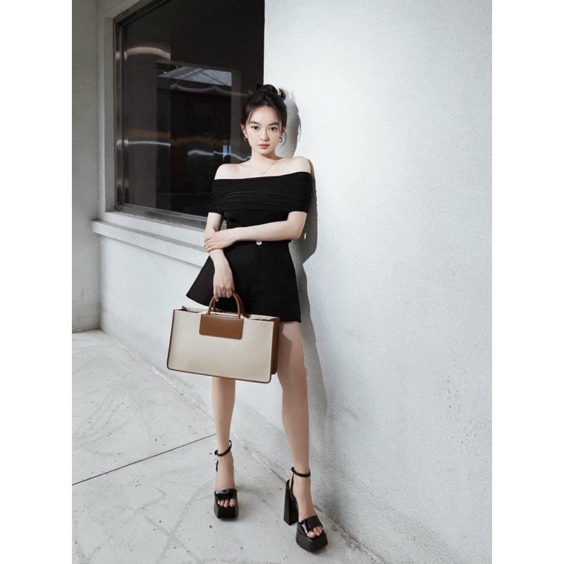 Túi Cê ka vải quai xách vintage size 21-38 kèm dây đeo chéo hàng QC cao cấp