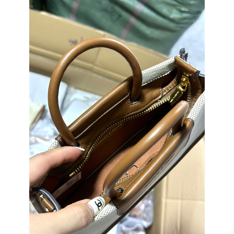 Túi Cê ka vải quai xách vintage size 21-38 kèm dây đeo chéo hàng QC cao cấp