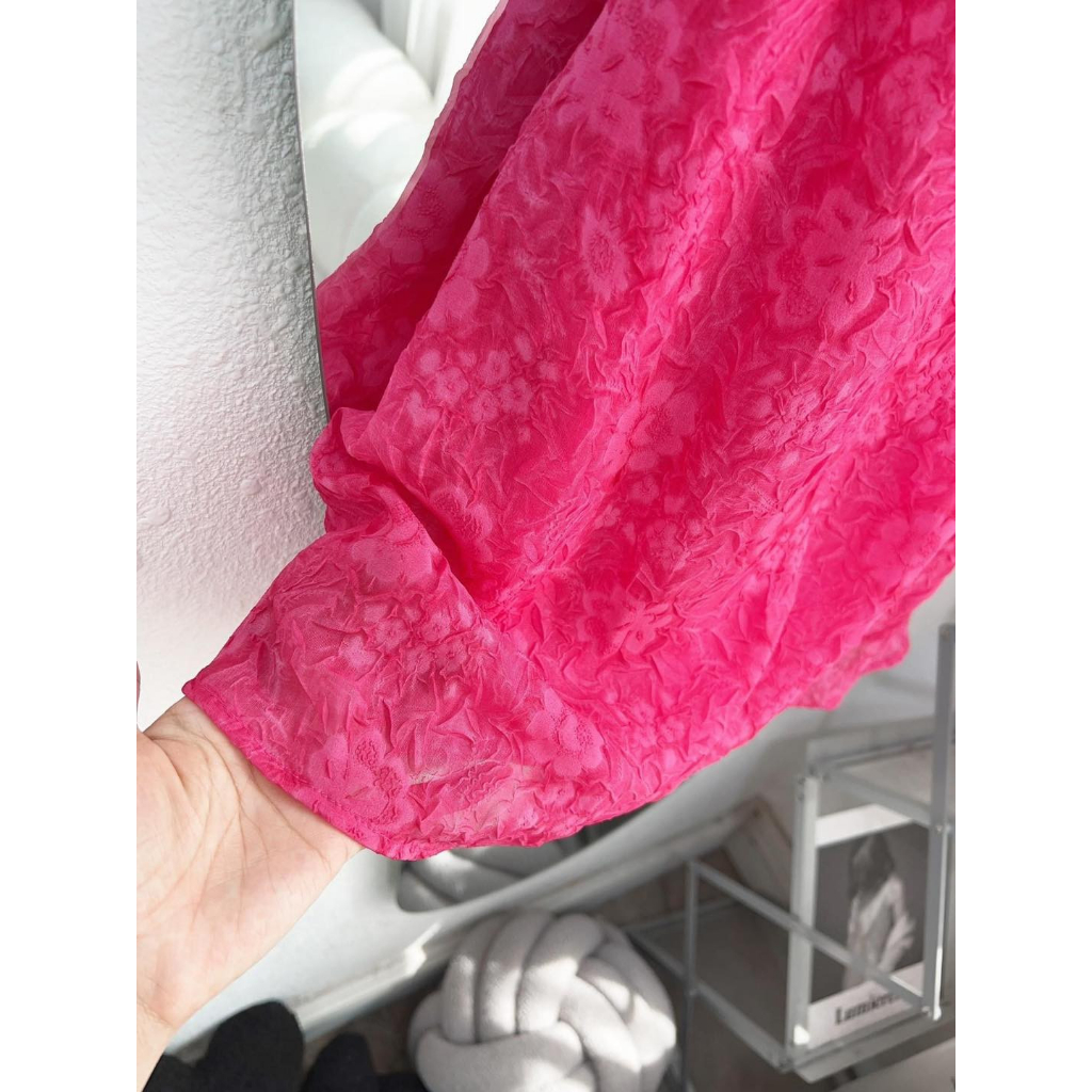 VÁY TƠ HOA ÉP THIẾT KẾ CAO CẤP