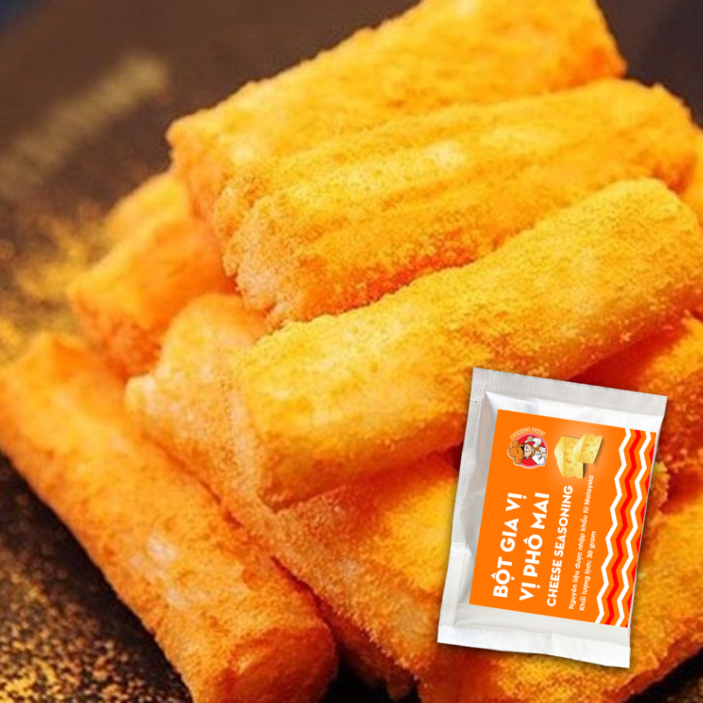 Bột phô mai lắc Orange Chef túi 30G tiện dụng - Nguyên liệu nhập khẩu Malaysia