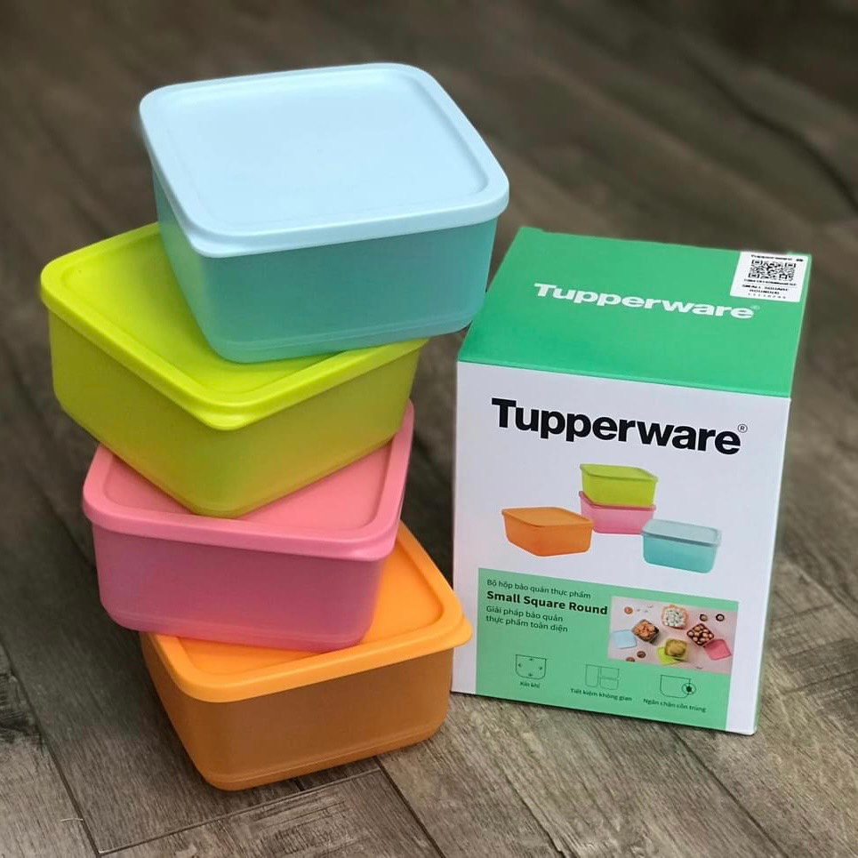 Bộ hộp trữ đông, trữ mát Tupperware Freezermate và Small Summer 650ml (10 hộp) - Hàng chính hãng - Bảo hành trọn đời