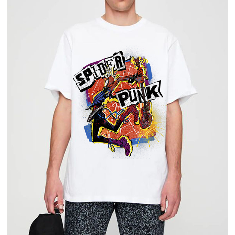 Áo Thun Spider-Punk Unisex Nam Nữ