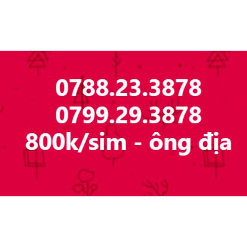 Sim mobifone 4g đuôi  3878 ông địa