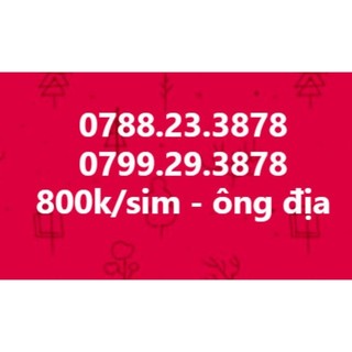 Sim mobifone 4g đuôi 3878 ông địa