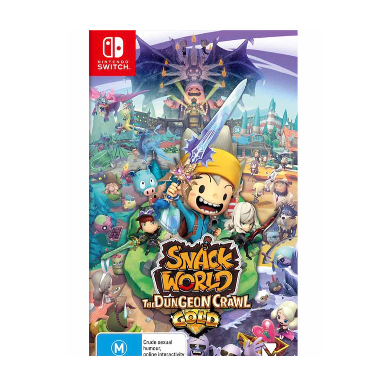 Thẻ Game Nintendo Switch: Snack World: The Dungeon Crawl GOLD