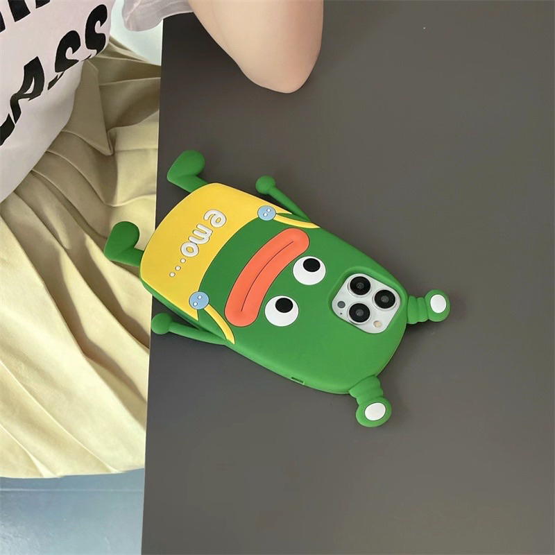 Ốp Lung Con Sâu Xanh Cute