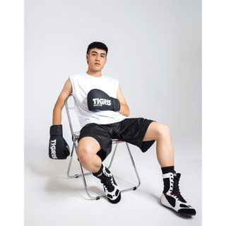 Găng Tay Boxing Tigris Matte Series "Interference" - Black/White