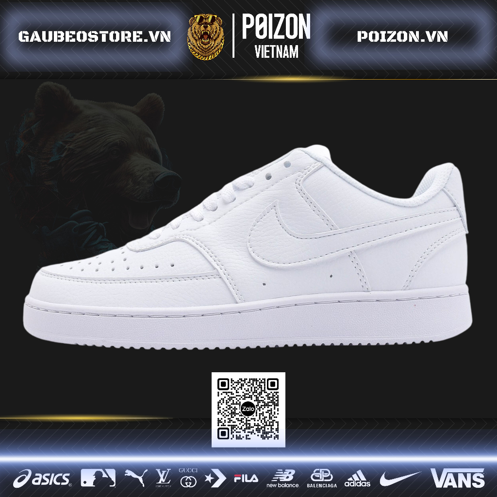 Giày Best Original Quality *like*auth like*authentic Sneaker *_Nike Court Vision Lo_* CD5463-100