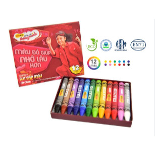 1 hộp bút sáp 12 màu win