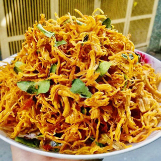 Khô gà lá chanh đậm vị - Đồ Ăn Vặt Mẹ Mỡ