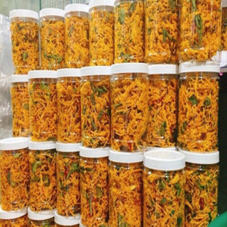 Khô gà lá chanh đậm vị - Đồ Ăn Vặt Mẹ Mỡ