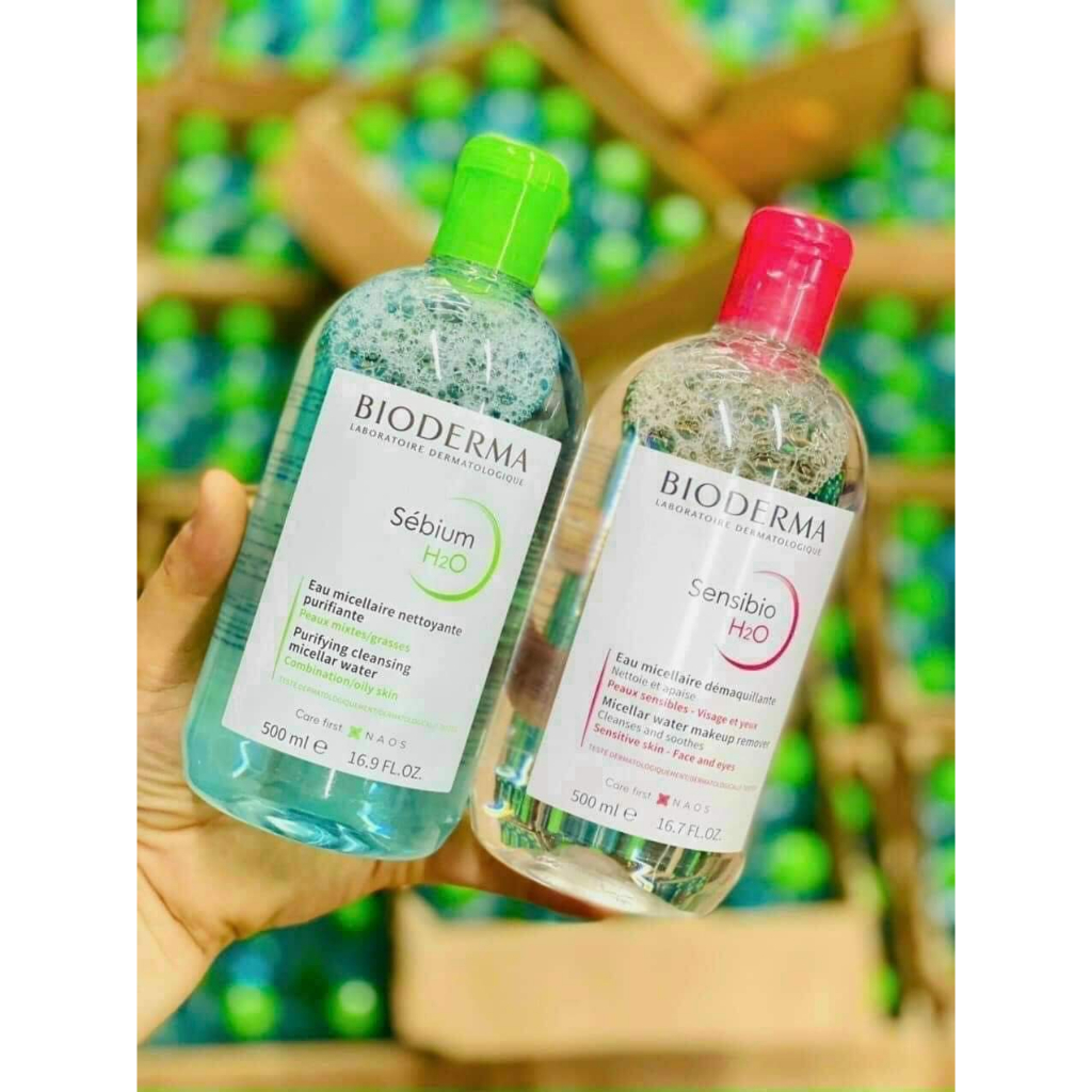 Nước tẩy trang bio 500ml - Cho Da Dầu, Da Khô và Da Nhậy Cảm