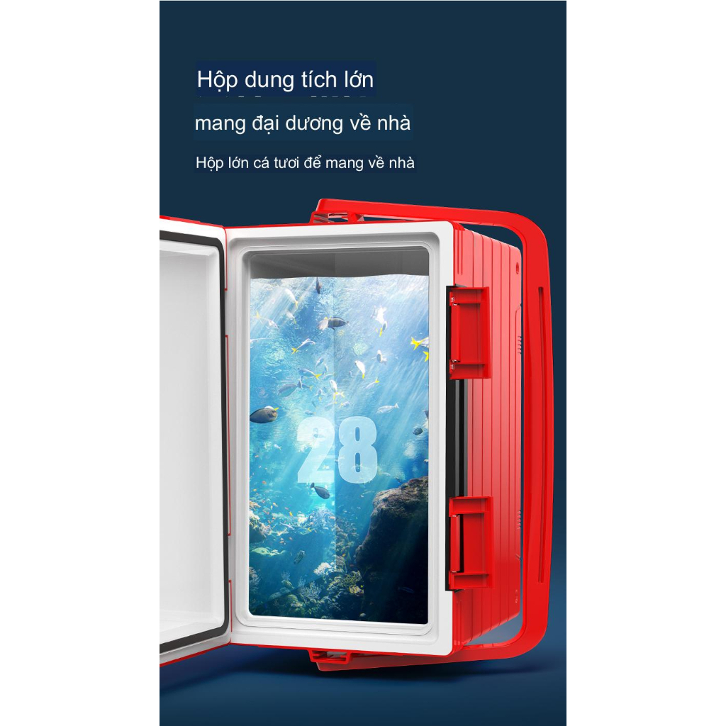 Thùng Đựng Đá Cắm Trại Đa Năng Tiện Dụng Siêu Bền Siêu Nhẹ  Có Sức Chứ Lớn Cho Hội Nhóm, Gia Đình