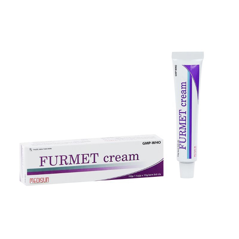 Furmet Cream (Tuýp 10g) Kem bôi da ngừa nấm da, mẫn đỏ, hăm da, côn trùng cắn