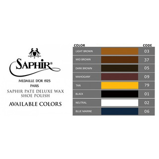 Xi sáp đánh da  Saphir Pate de Luxe MDO (LEATHER CARE, Chăm sóc đồ da)