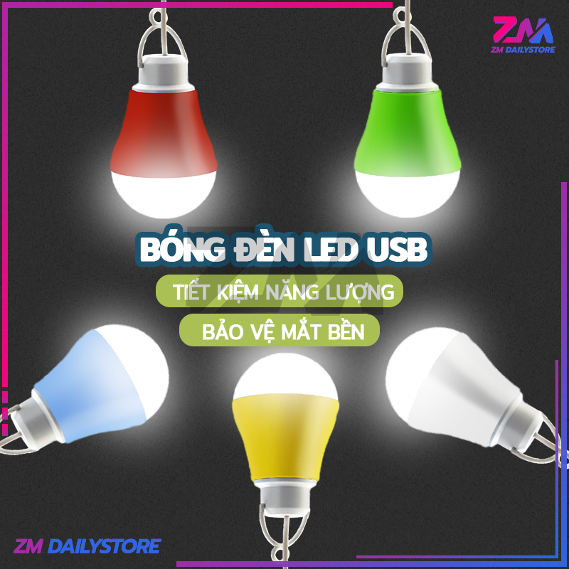 Bóng Đèn Led Bulb USB siêu sáng công suất 5W ( Ánh sáng Trắng ) Điện Gia Dụng Bảo Minh - Điện Gia Dụng Bảo Minh