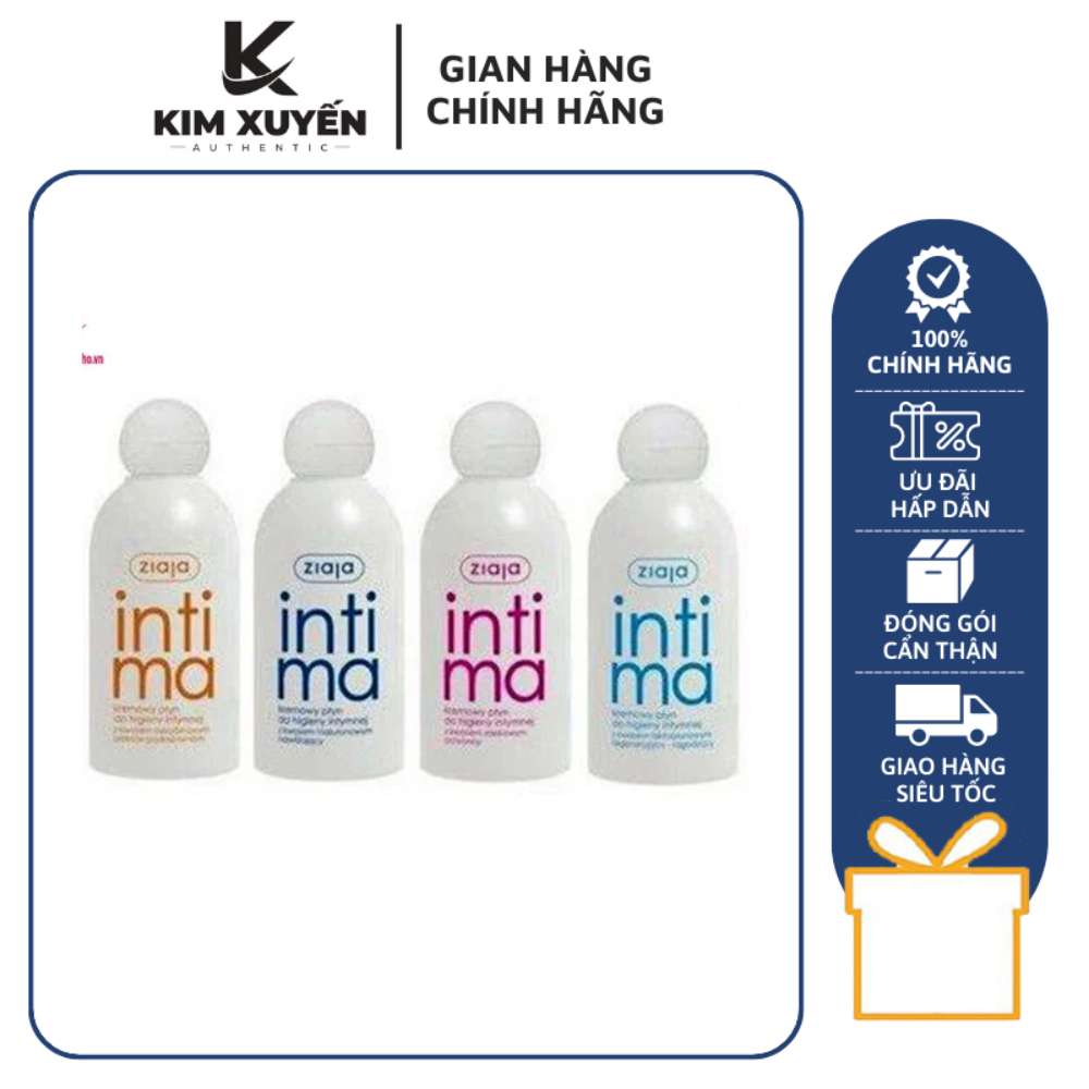 Dung Dịch Vệ Sinh Phụ Nữ Intima Mẫu Mới 200ML 4 Màu