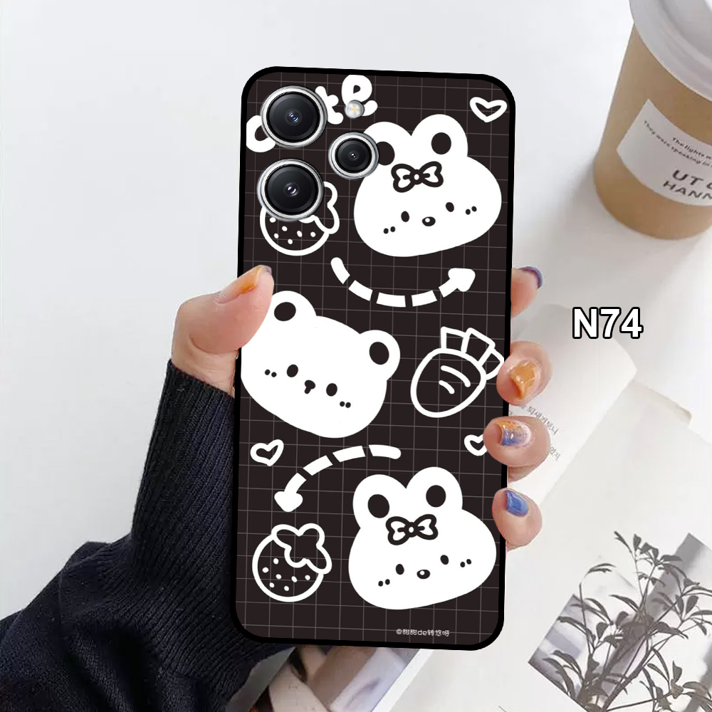 Ốp Lưng Điện Thoại Xiaomi Redmi 12 In Hình Mix Cute -Trend- CASE88.