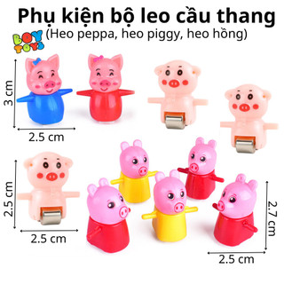 Thú lẻ leo cầu thang(heo peppa, heo piggy, heo hồng, vịt vàng)