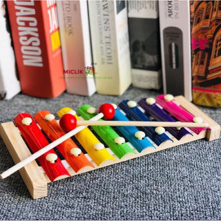 Đàn xylophone 8 thanh âm miclik - cho bé cảm thụ âm nhạc