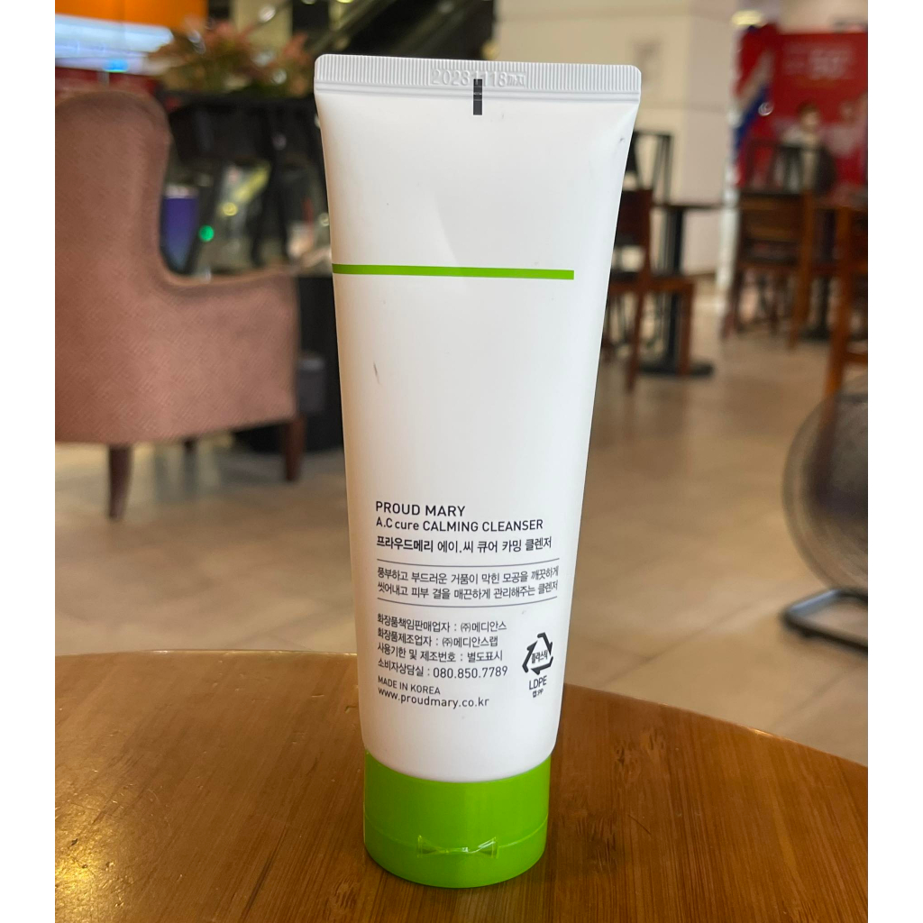 Sữa Rửa Mặt Dành Cho Da Mụn Nhạy Cảm PROUD MARY A.C CURE CALMING CLEANSER 150G