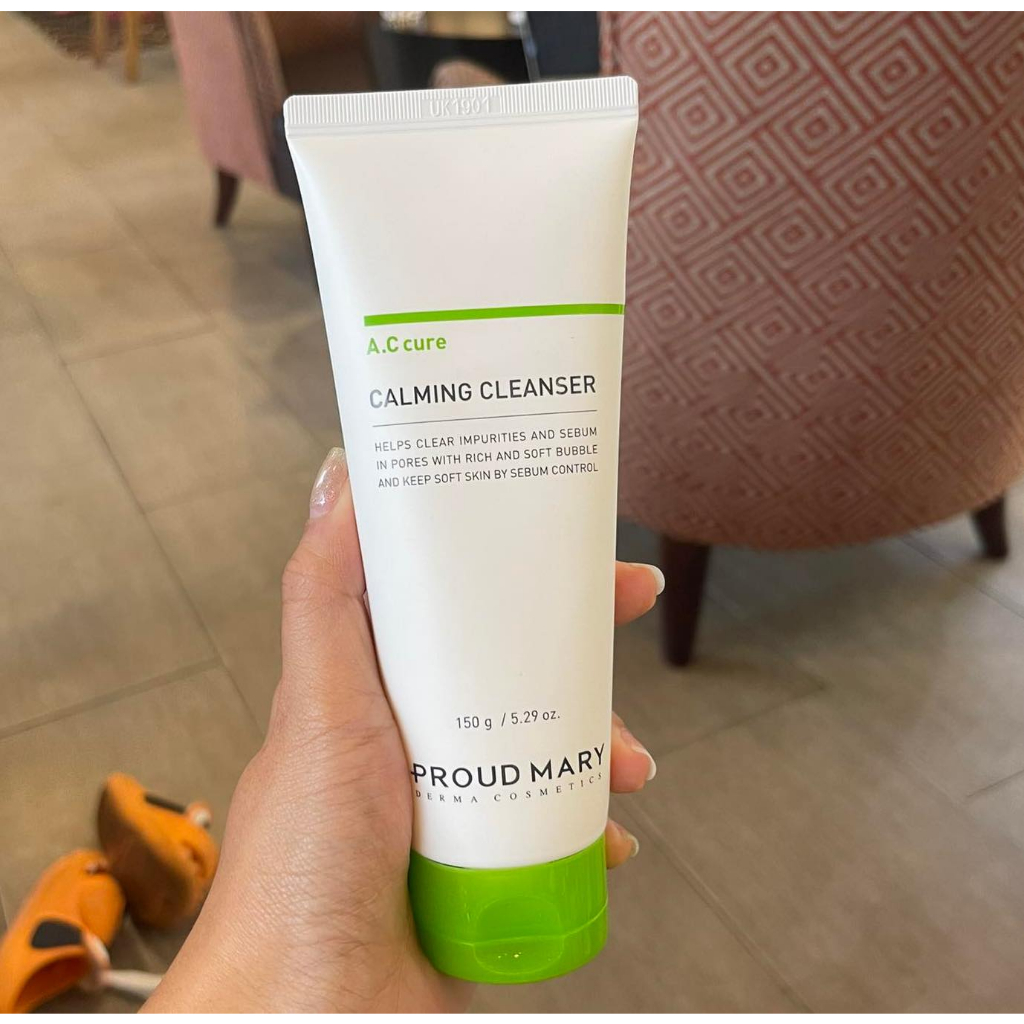 Sữa Rửa Mặt Dành Cho Da Mụn Nhạy Cảm PROUD MARY A.C CURE CALMING CLEANSER 150G