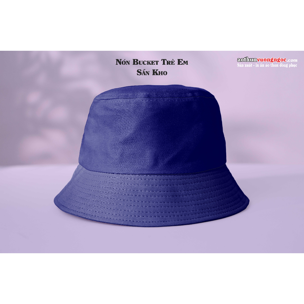 Nón Vành cho Bé - Nón Bucket trẻ em hàng kaki đẹp.