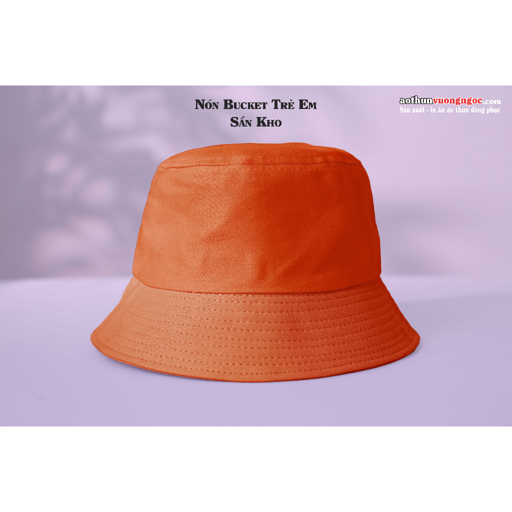 Nón Vành cho Bé - Nón Bucket trẻ em hàng kaki đẹp.