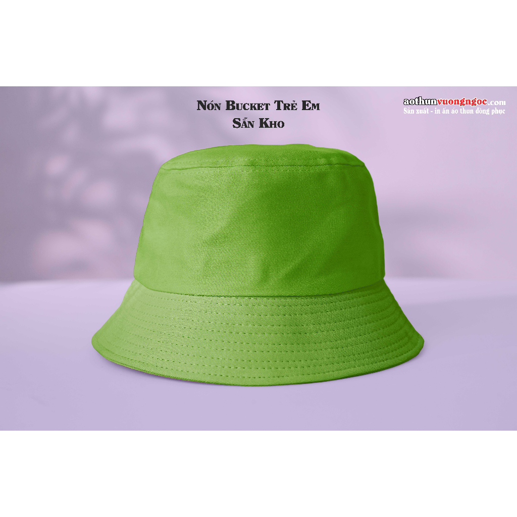 Nón Vành cho Bé - Nón Bucket trẻ em hàng kaki đẹp.
