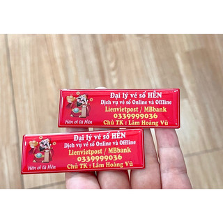 Bảng vé số-In cố định (Vui lòng gửi thông tin cho shop)