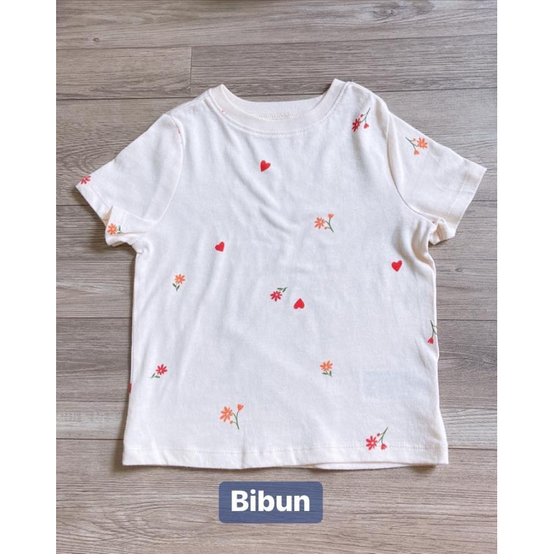 Áo ngắn tay bé gái hoạ tiết old. navyy sz 1-5Y