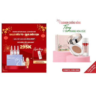 Phấn nước -cushion chống nắng motree lựu sâm spf50++ 15g, che phủ tốt, lâu trôi