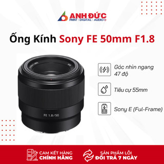 Ống kính Sony FE 50mm f/1.8 Chính hãng, Bảo hành 12 tháng Sony Việt Nam