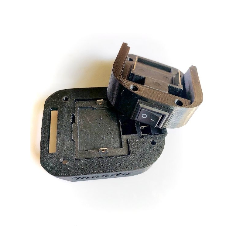 Đế cài pin makita có công tắc