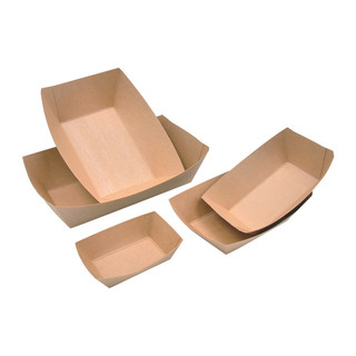 Thuyền giấy kraft/ Khay giấy kraft đựng thực phẩm